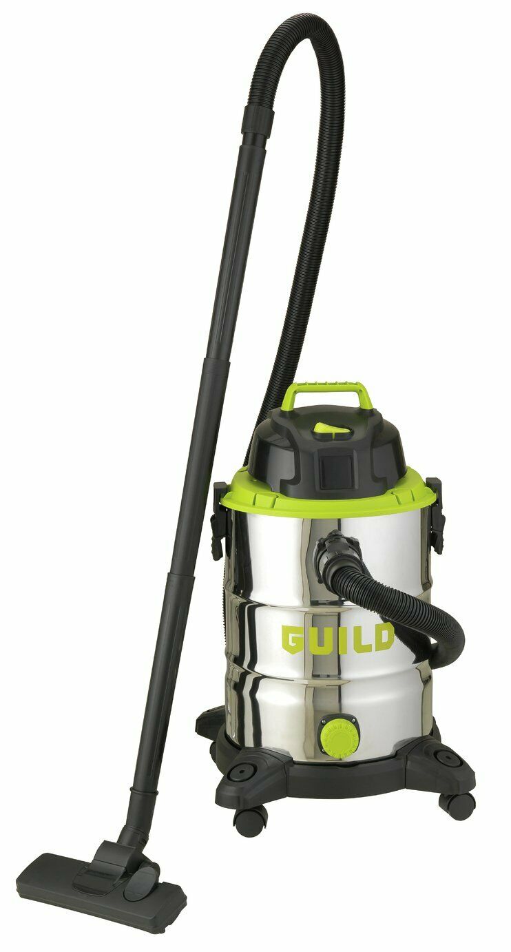 Guild 30L Steel Drum Wet & Dry Canister Vacuum Cleaner - 1500W