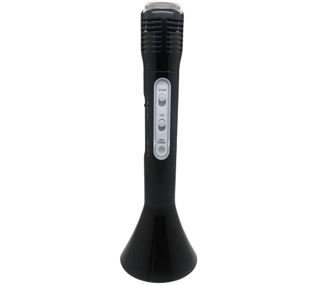 Light Up Bluetooth Wireless Microphone - Black