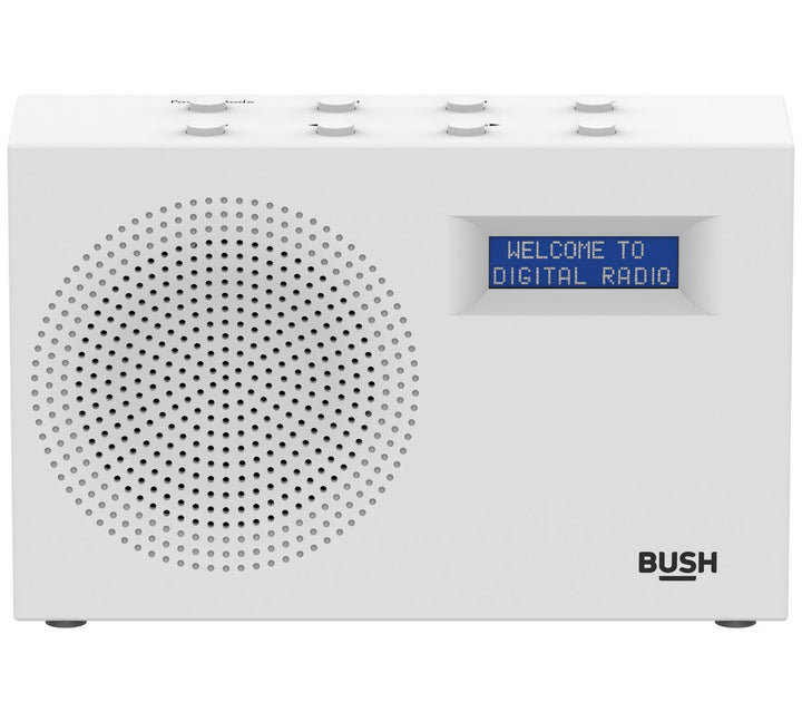 Bush Compact DAB/FM Radio – White