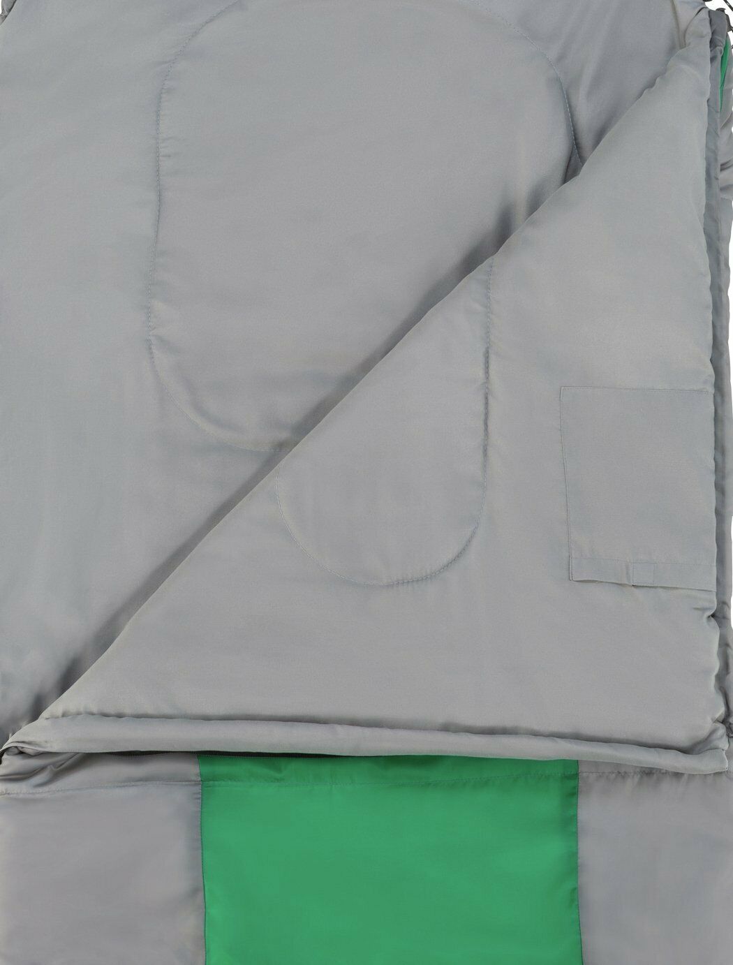 Trespass 500GSM Envelope Single Sleeping Bag - Green