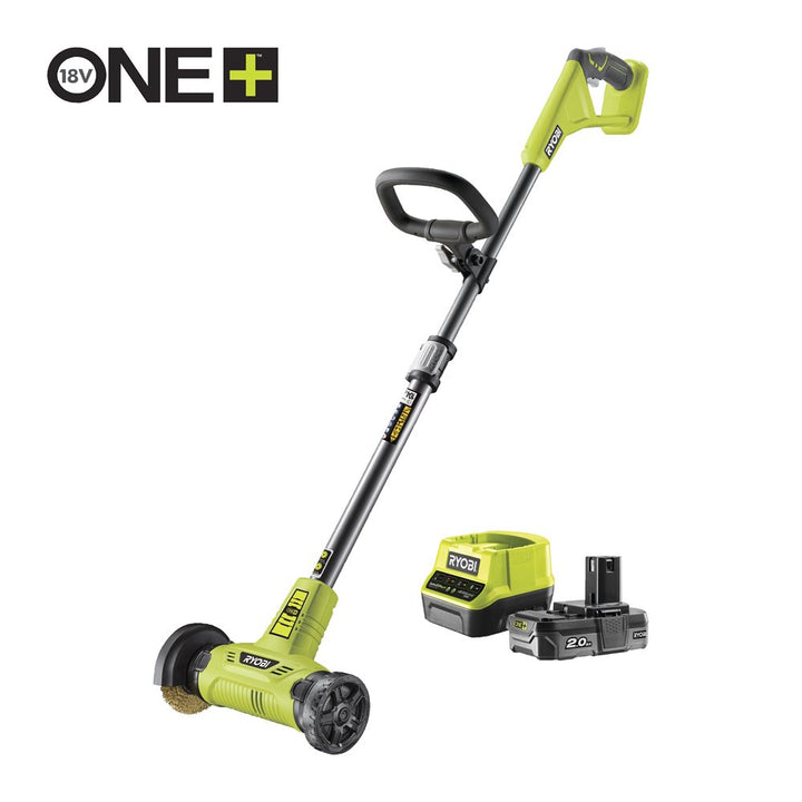 Ryobi RY18PCA-120 18V ONE+™ Cordless Patio Cleaner with Wire Brush (1 x 2.0Ah)
