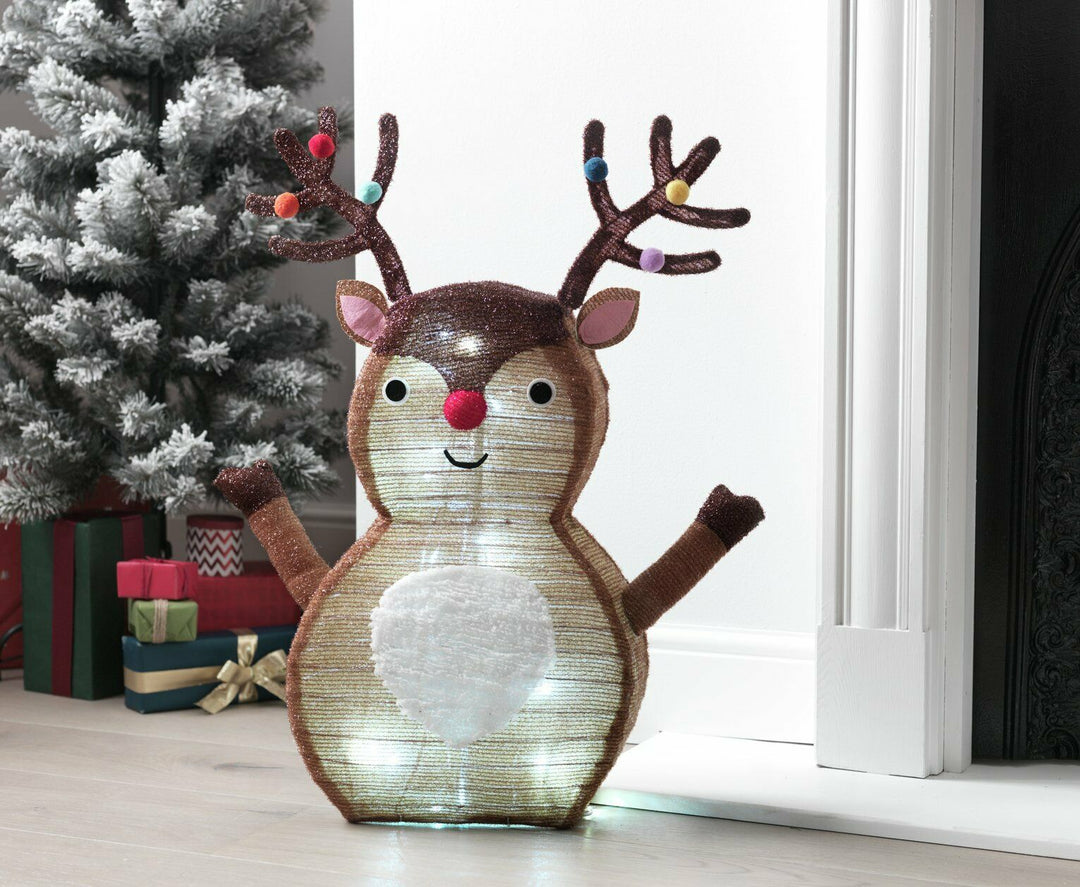 Home Pop Up Light Up Rudolph Christmas Decoration