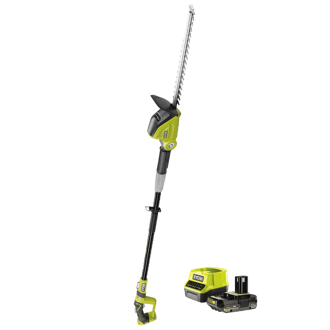 Ryobi RPT184520C 18V ONE+™ Cordless 45cm Pole Hedge Trimmer Starter Kit (1 x 2.0Ah)