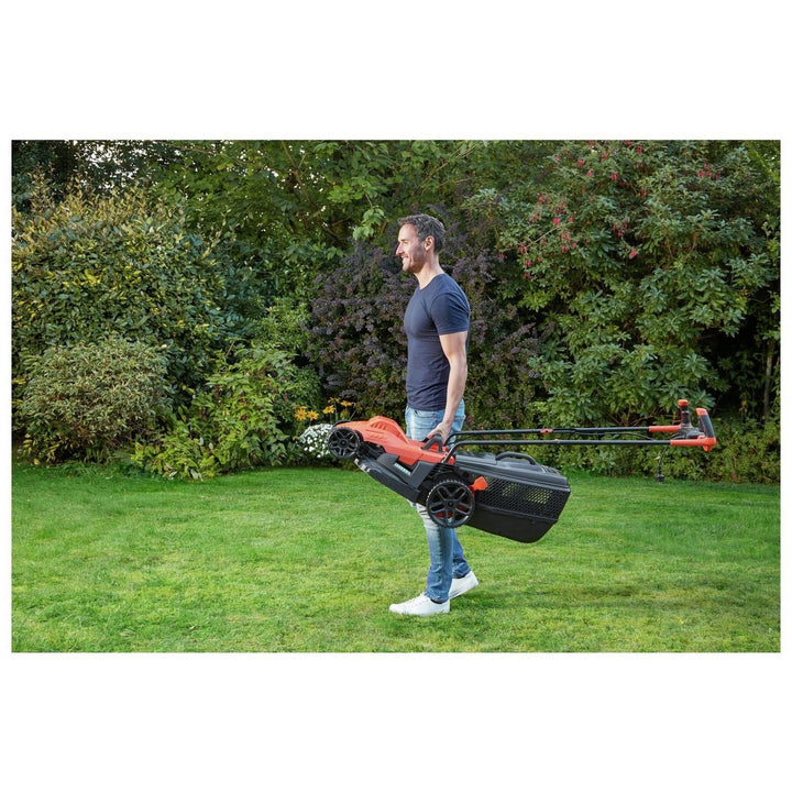 Black & Decker BEMW461BGL2-GB 34cm Corded Lawn Mower & Grass Trimmer Kit