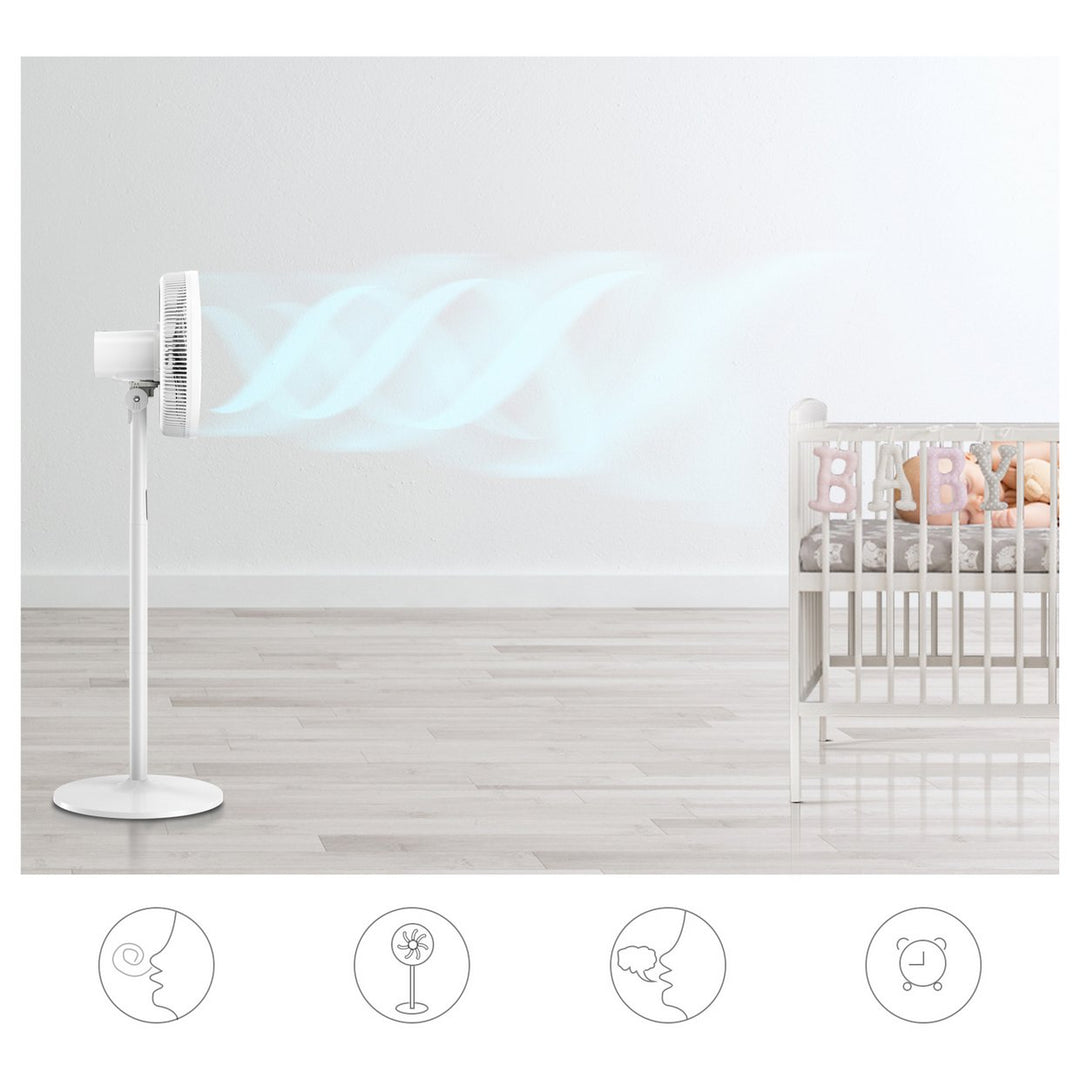 Challenge 16in Pedestal Digital Fan With Remote Control - White (No Remote)