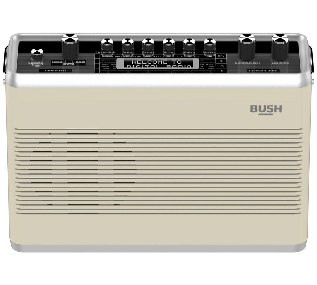 Bush Retro Bluetooth DAB Radio - Cream