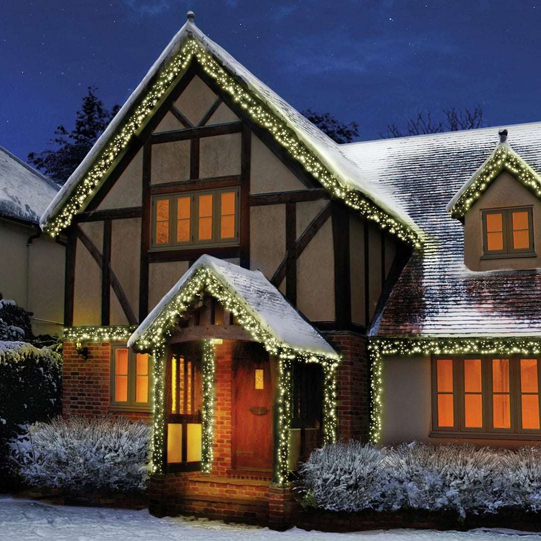 Premier 960 Warm White LED Cluster Christmas Lights