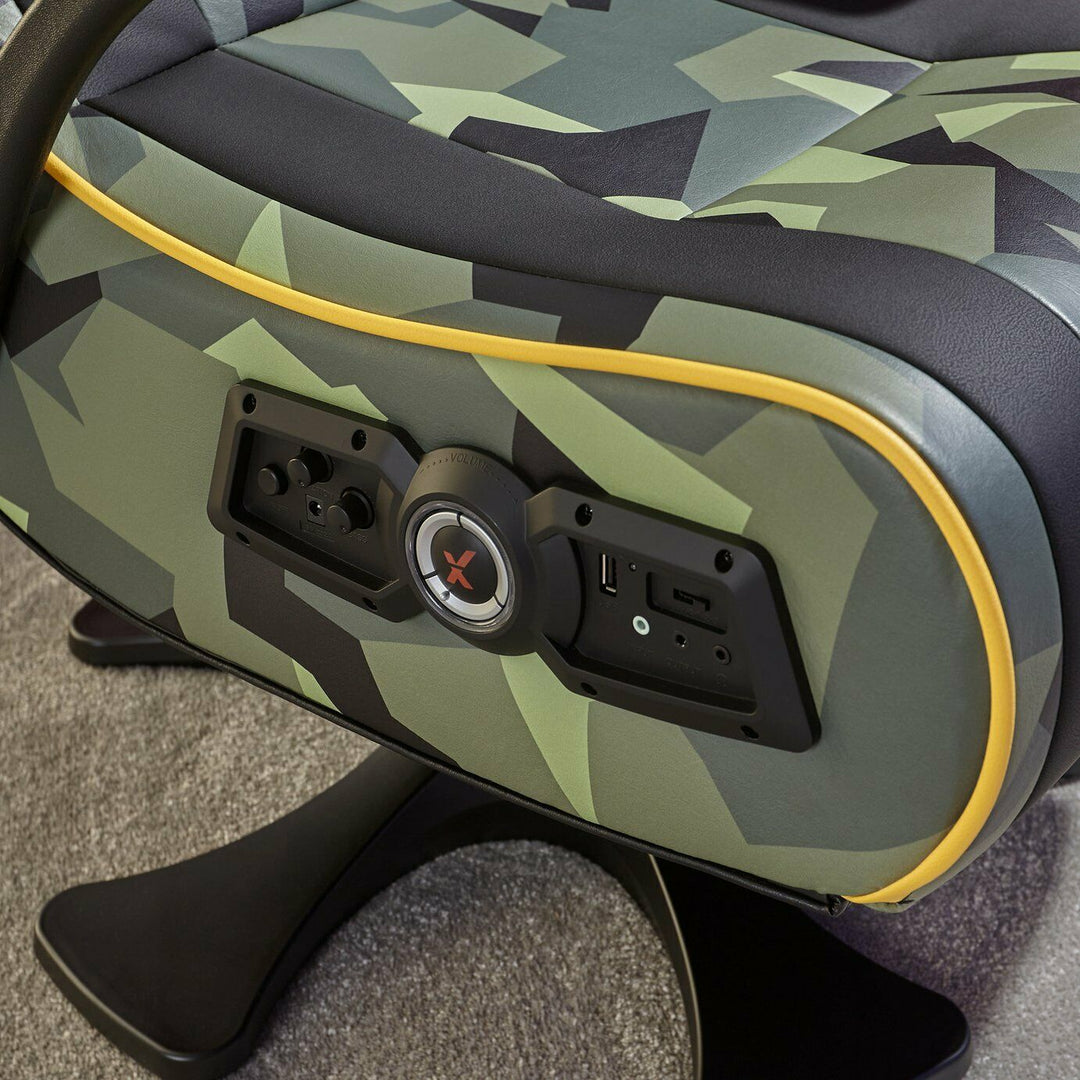 X-Rocker Covert Dark Ops 2.1 Wireless Audio Gaming Chair