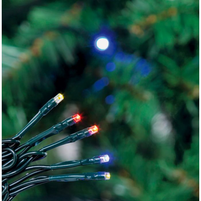 Habitat 240 Multicoloured Multi-function LED Christmas Tree Lights - 19m	