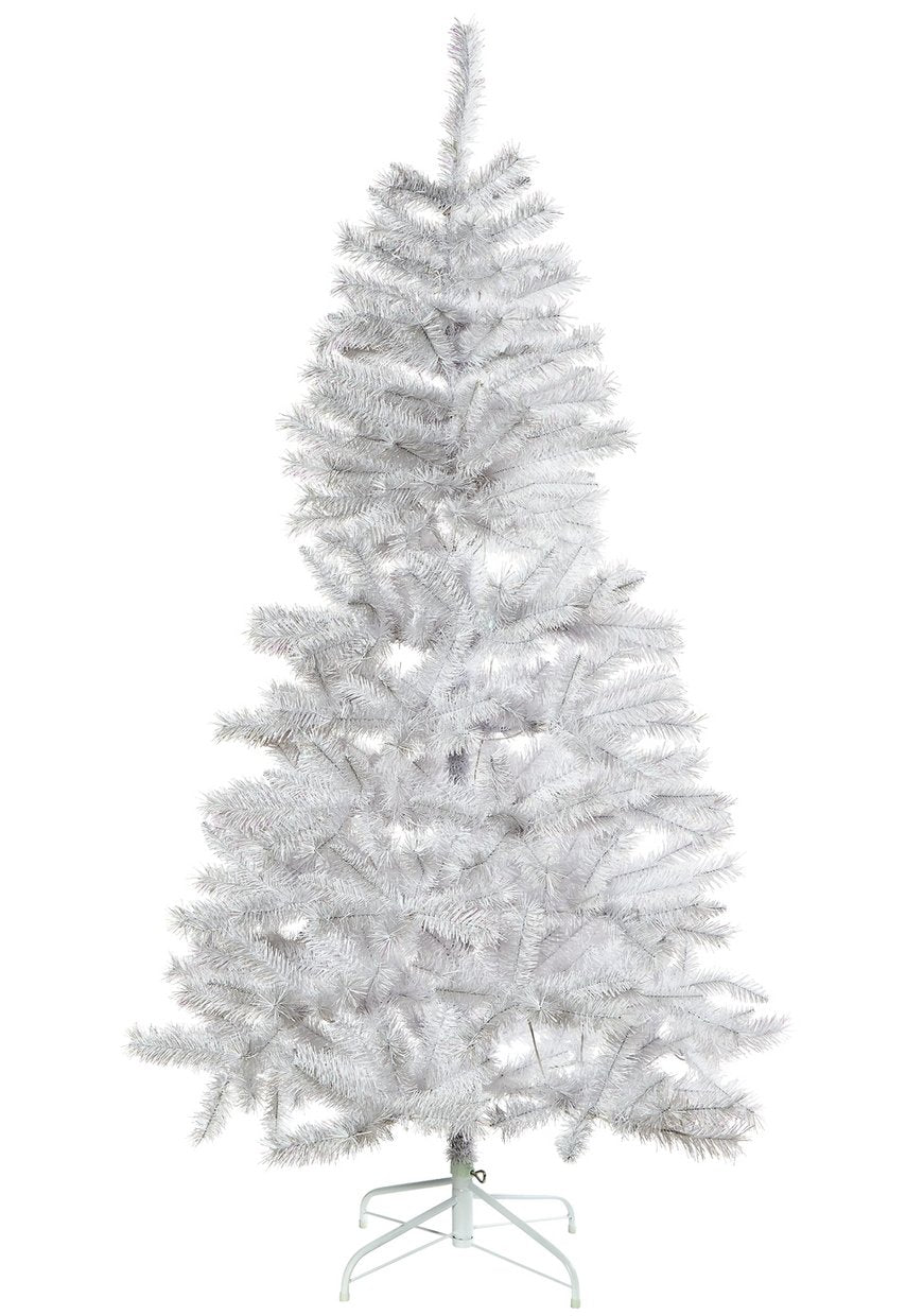 Habitat 6ft Pre Lit Iridescent Christmas Tree - White