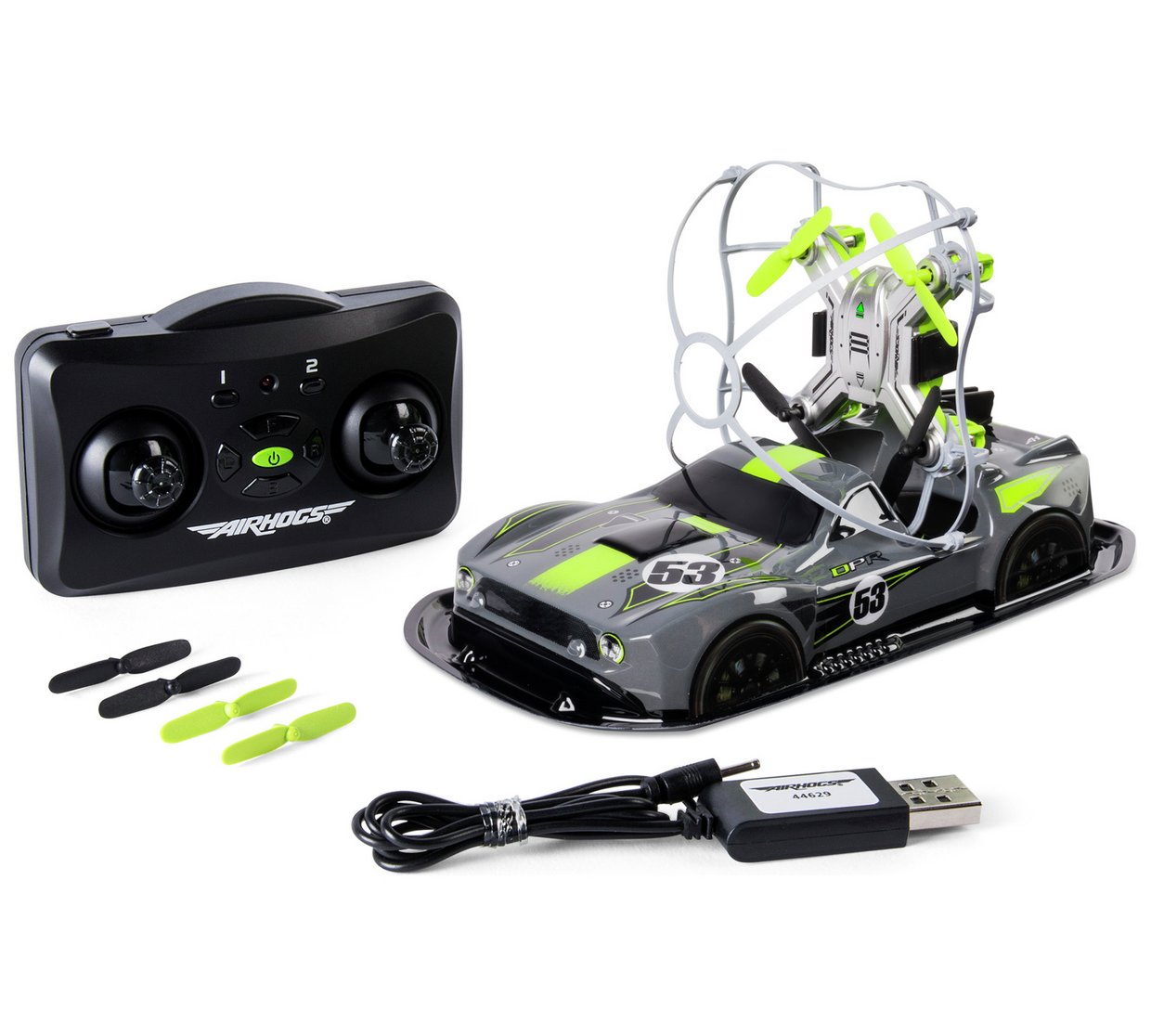 Radio Controlled Air Hogs Drone Power Racer - Grey/Green