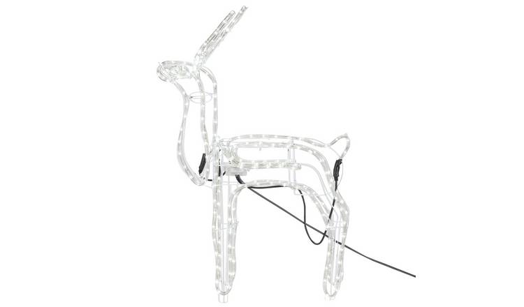 Collection Bright White LED Animated Reindeer