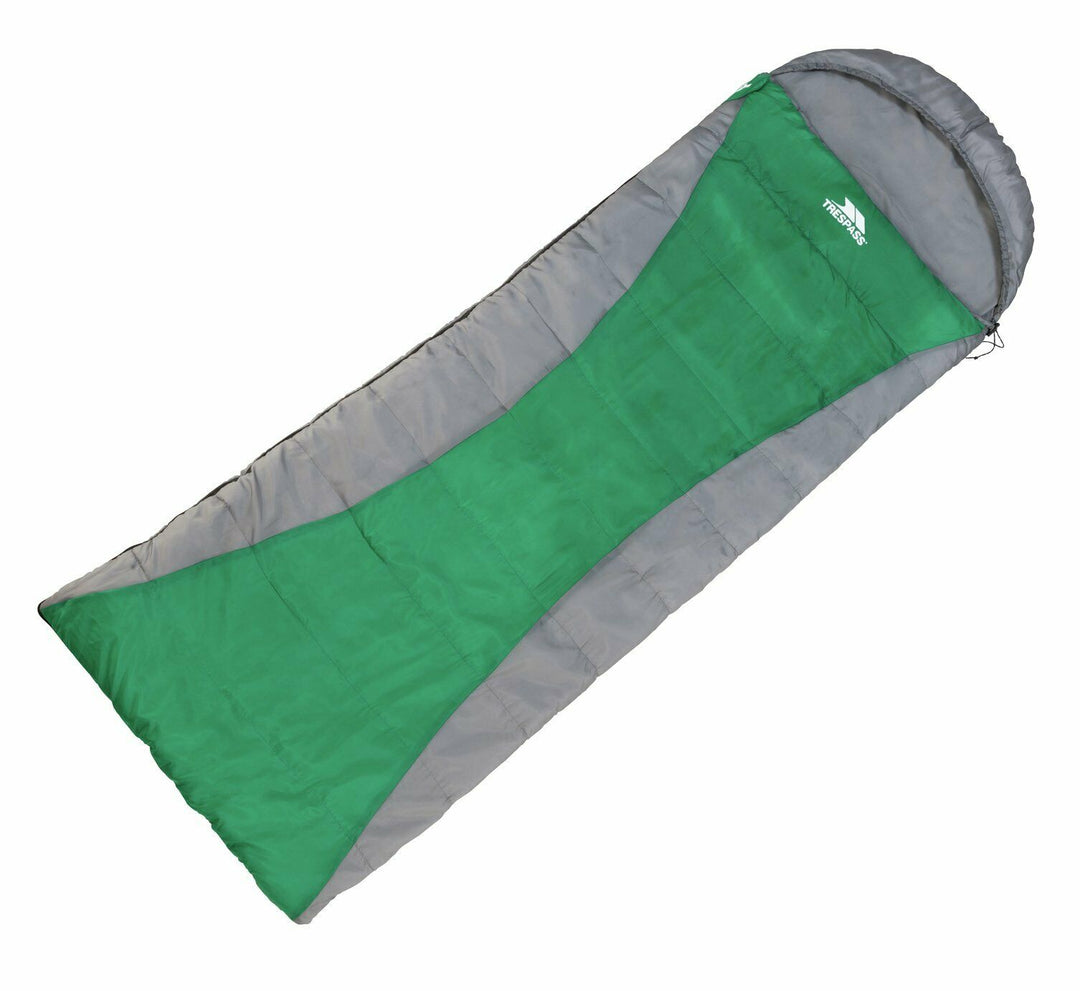 Trespass 500GSM Envelope Single Sleeping Bag - Green