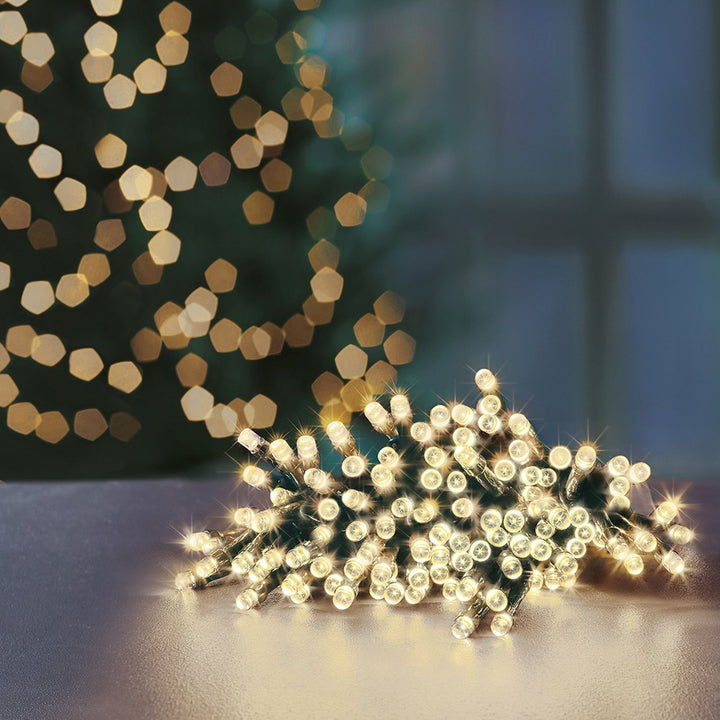 Premier 1000 Multi Action Battery Operated Warm White LEDs Lights with Timer