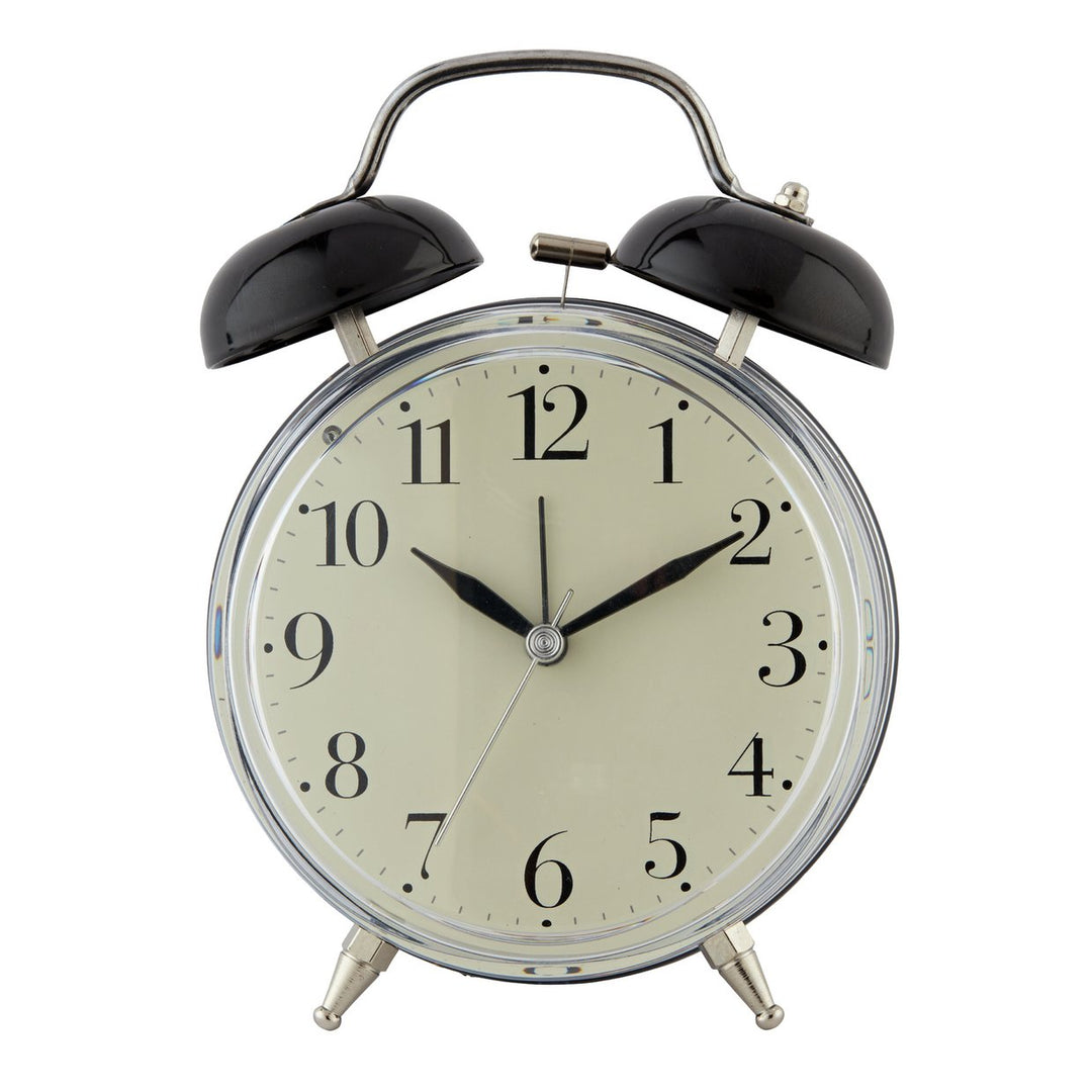 Constant Twin Bell Alarm Clock - Silver