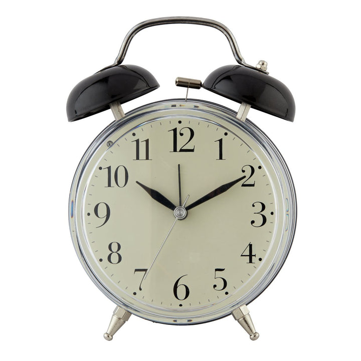 Constant Twin Bell Alarm Clock - Silver