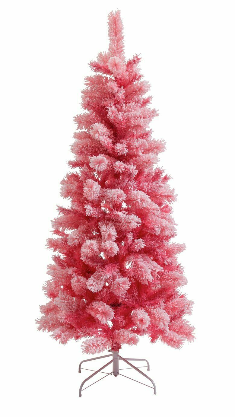 Home 6ft Cashmere Artificial Christmas Tree - Pink