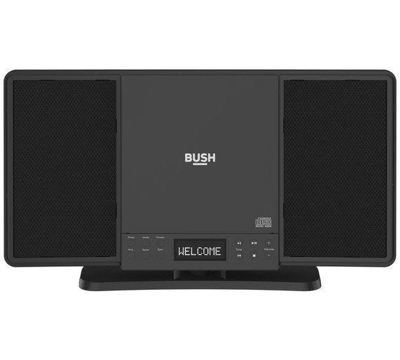 Bush Flat CD Bluetooth Micro System - Black