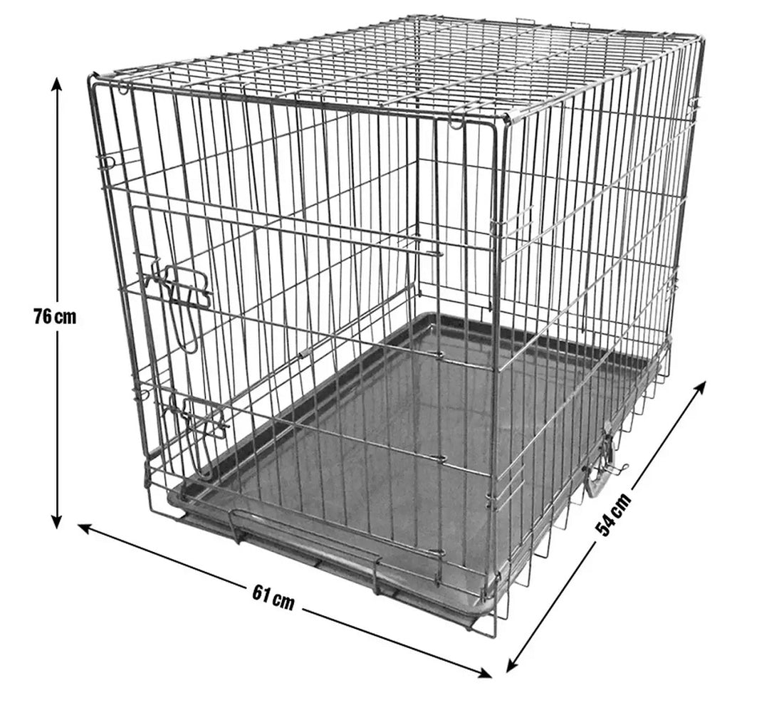 King Pets Single Door Dog Crate - Medium