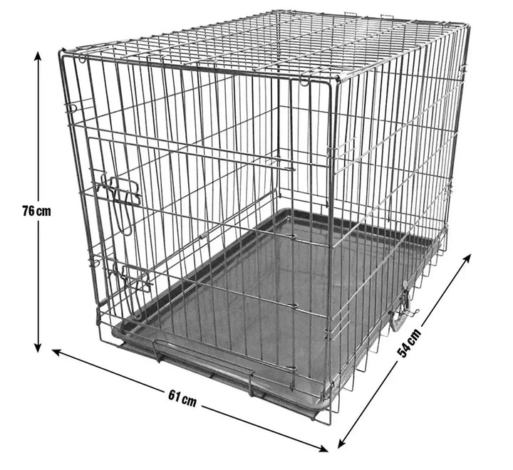 King Pets Single Door Dog Crate - Medium