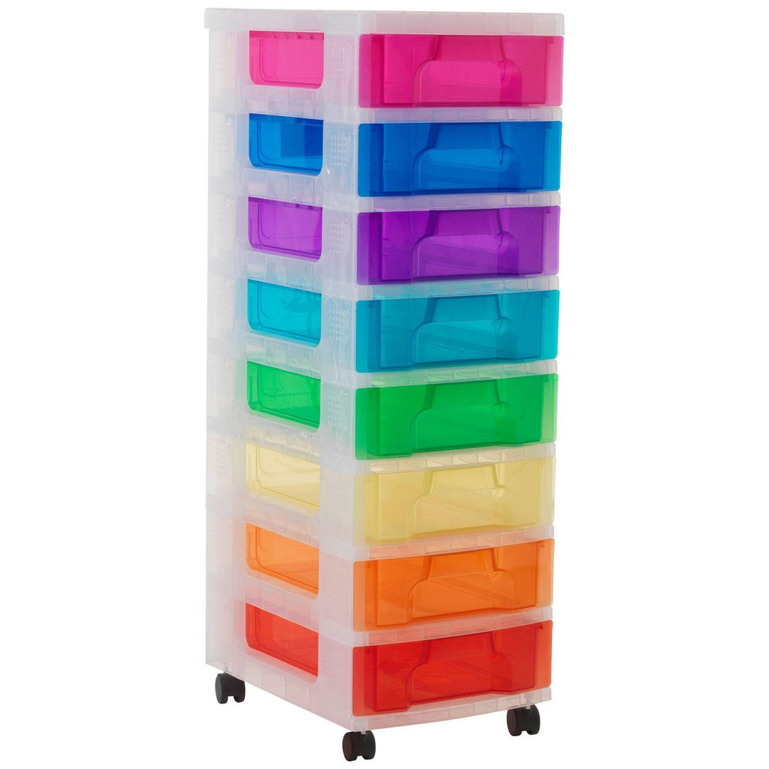 Really Useful 8 Drawer Wheeled Storage Drawers - Multi