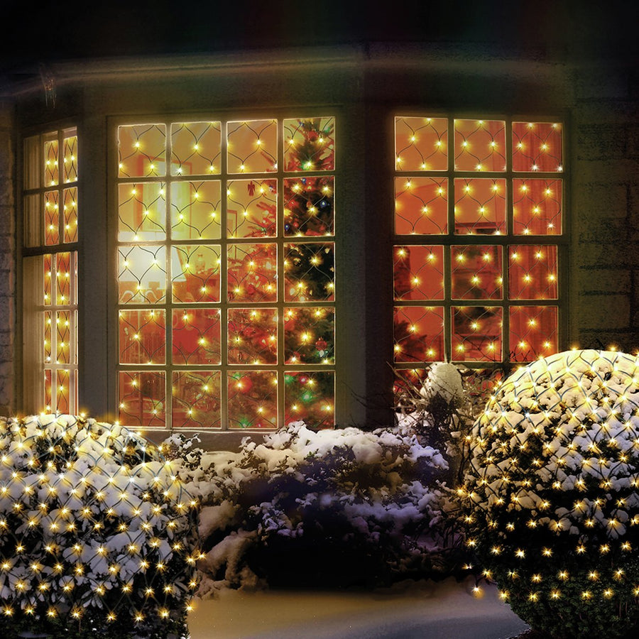 Premier Warm White Multifunction Net Christmas LED Light