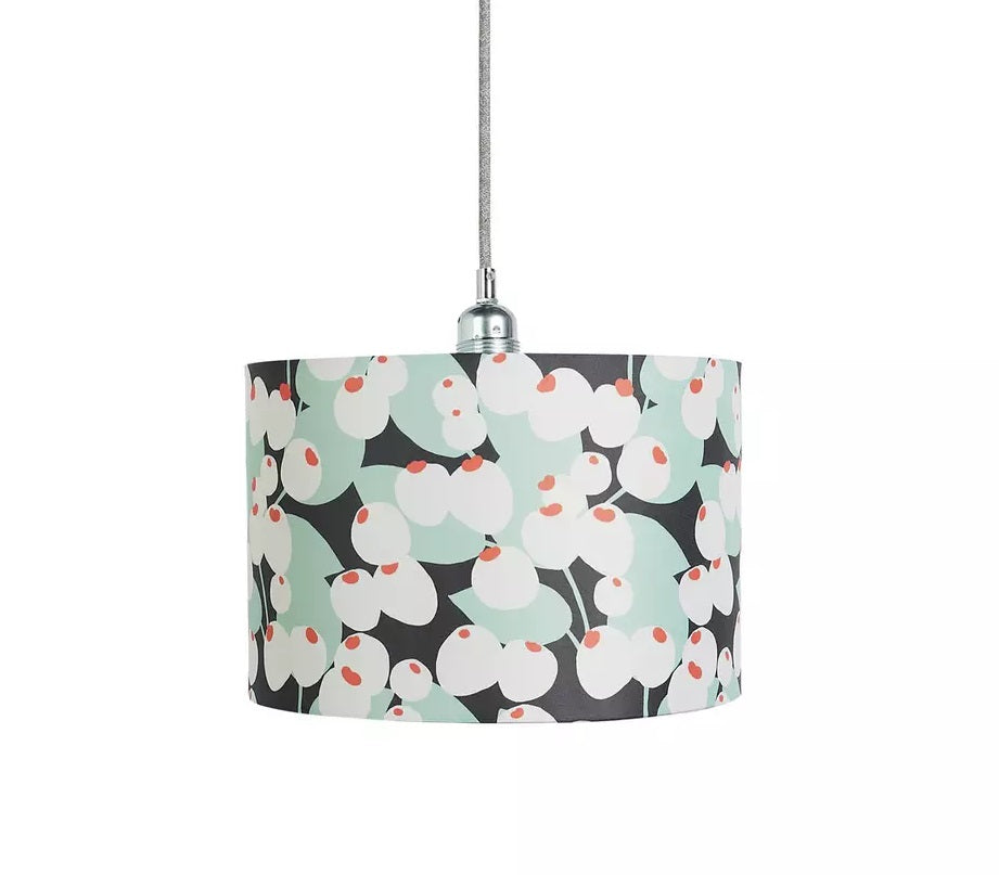 Habitat Cruz Scandi Printed 30cm Drum Shade