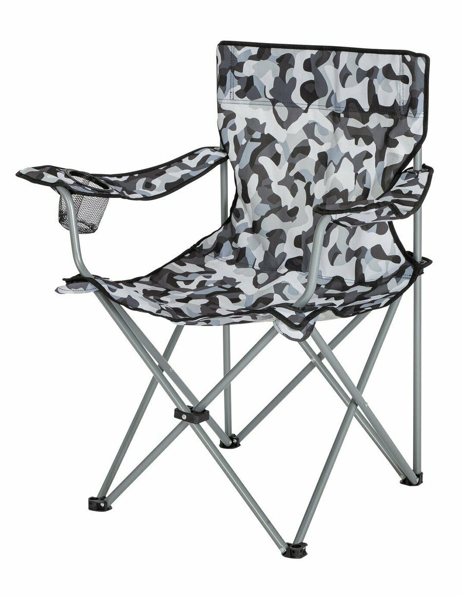 Home Adults Steel Folding Chair - Camo