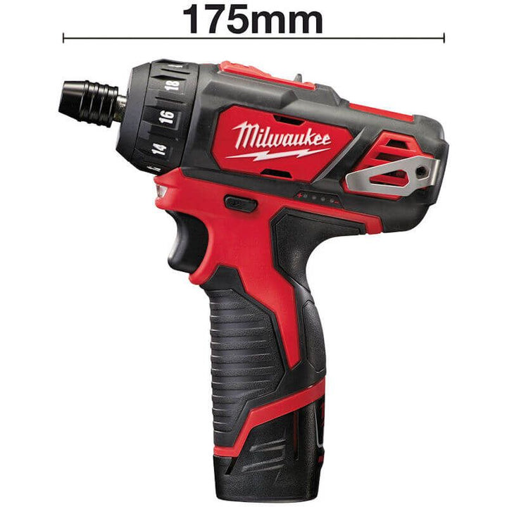 Milwaukee M12BD-202C 12v Compact Screwdriver