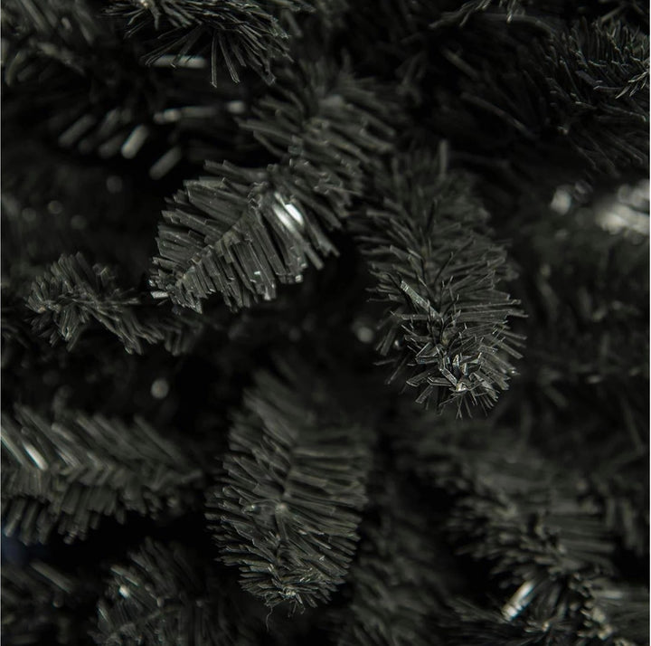 Premier Decorations 7ft Pencil Pine Christmas Tree - Black
