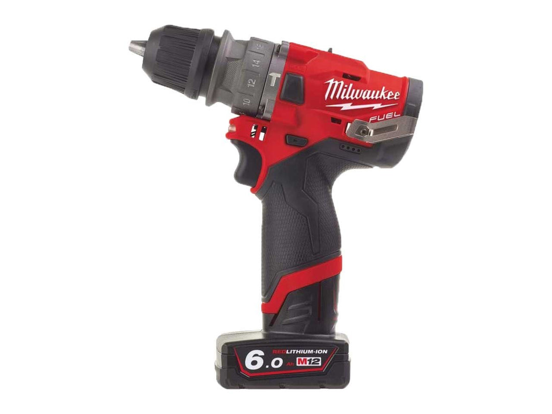 Milwaukee M12FPDXKIT-602X 12v Removable Chuck Percussion Drill