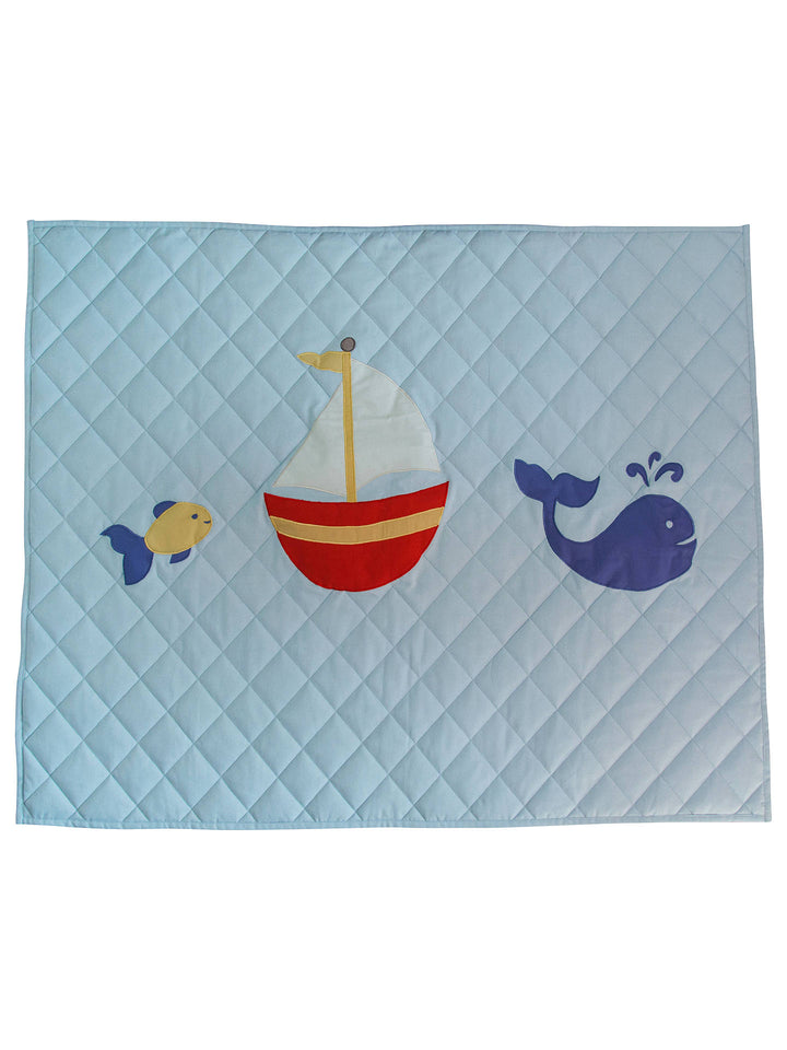 Kiddiewinkles Children's Nautical Playspace Floor Quilt - Large