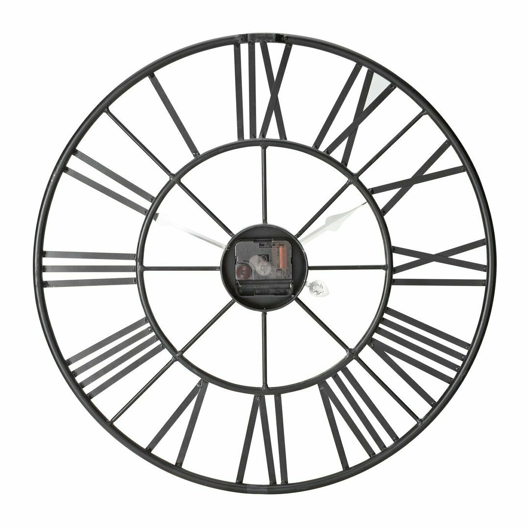 Home Large Numerical Wall Clock - Black