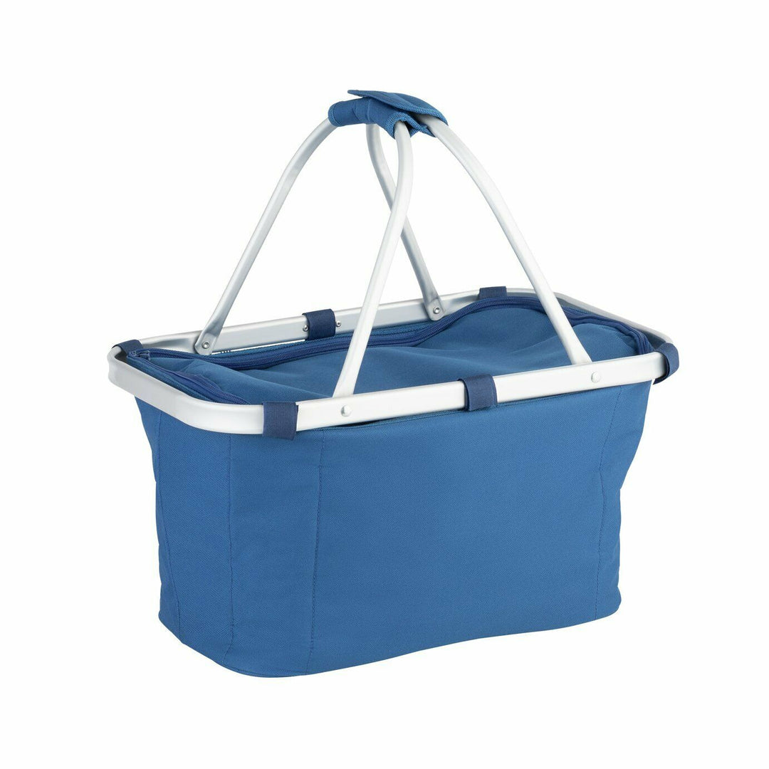 Home Basket Style Cool Bag - Blue
