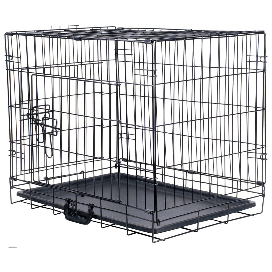 Home Double Door Dog & Cat Crate - Medium