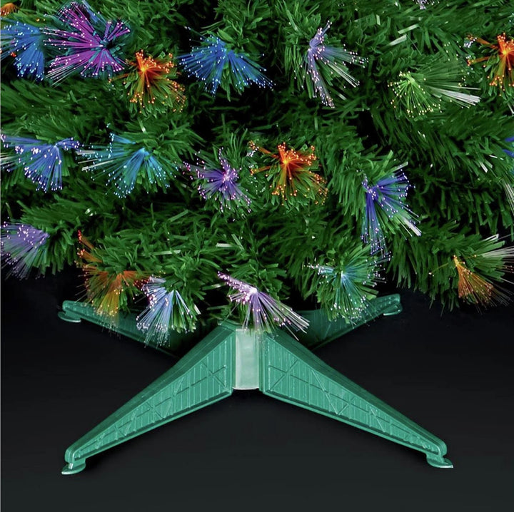 Premier Decorations Fibre Optic LED Burst Tree - Multicoloured - 5ft