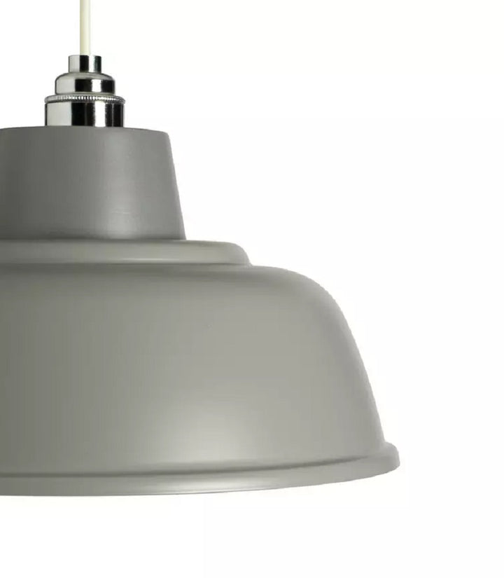 Habitat Core Metal Pendant Shade - Flint Grey