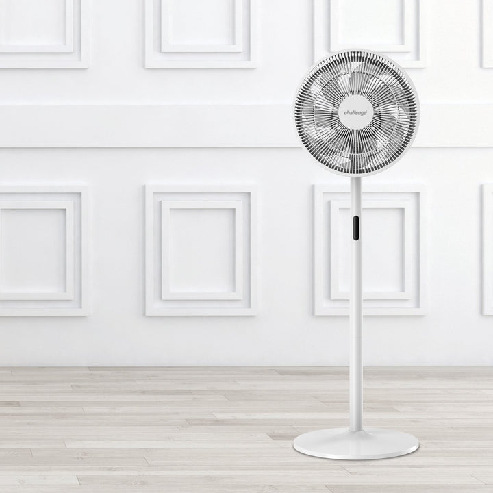 Challenge 16in Pedestal Digital Fan With Remote Control - White (No Remote)