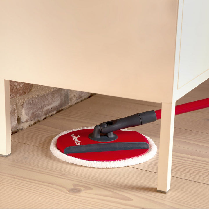 Vileda Spin & Clean Mop & Bucket Set - Black & Red
