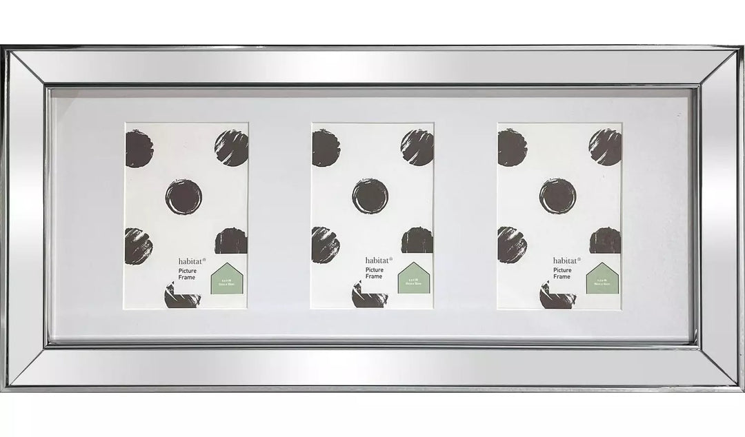 Habitat Mirror Multi Aperture Picture Frame - 20x50cm
