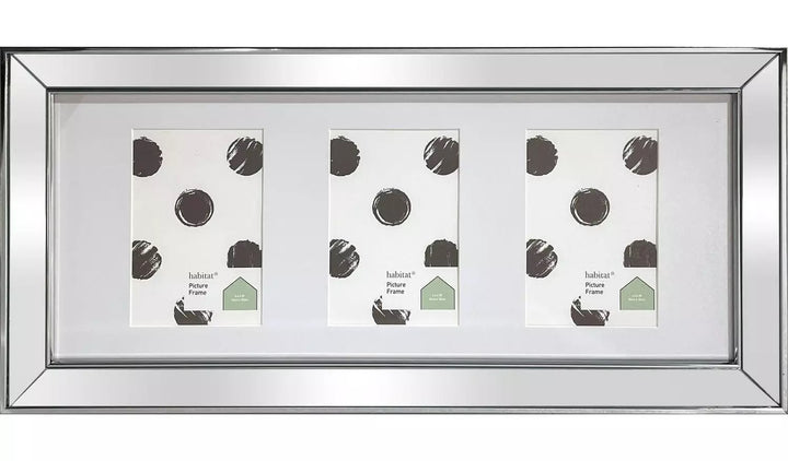 Habitat Mirror Multi Aperture Picture Frame - 20x50cm