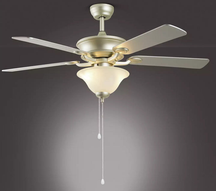 Home Uplighter Ceiling Fan - Satin Nickel (No Instructions)