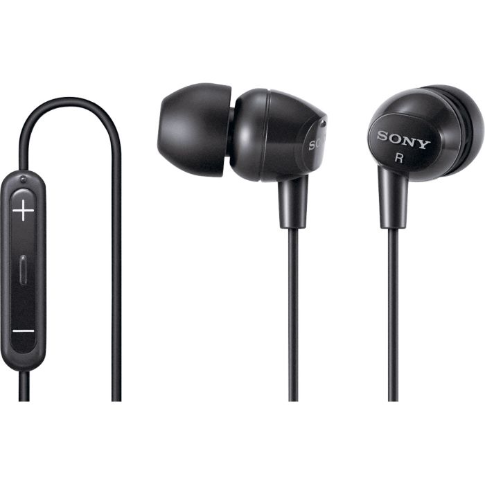 Sony EX12iP Headphones with In-Line Volume Control - Black