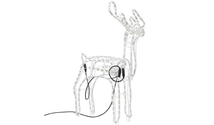 Collection Bright White LED Animated Reindeer Christmas Decoration