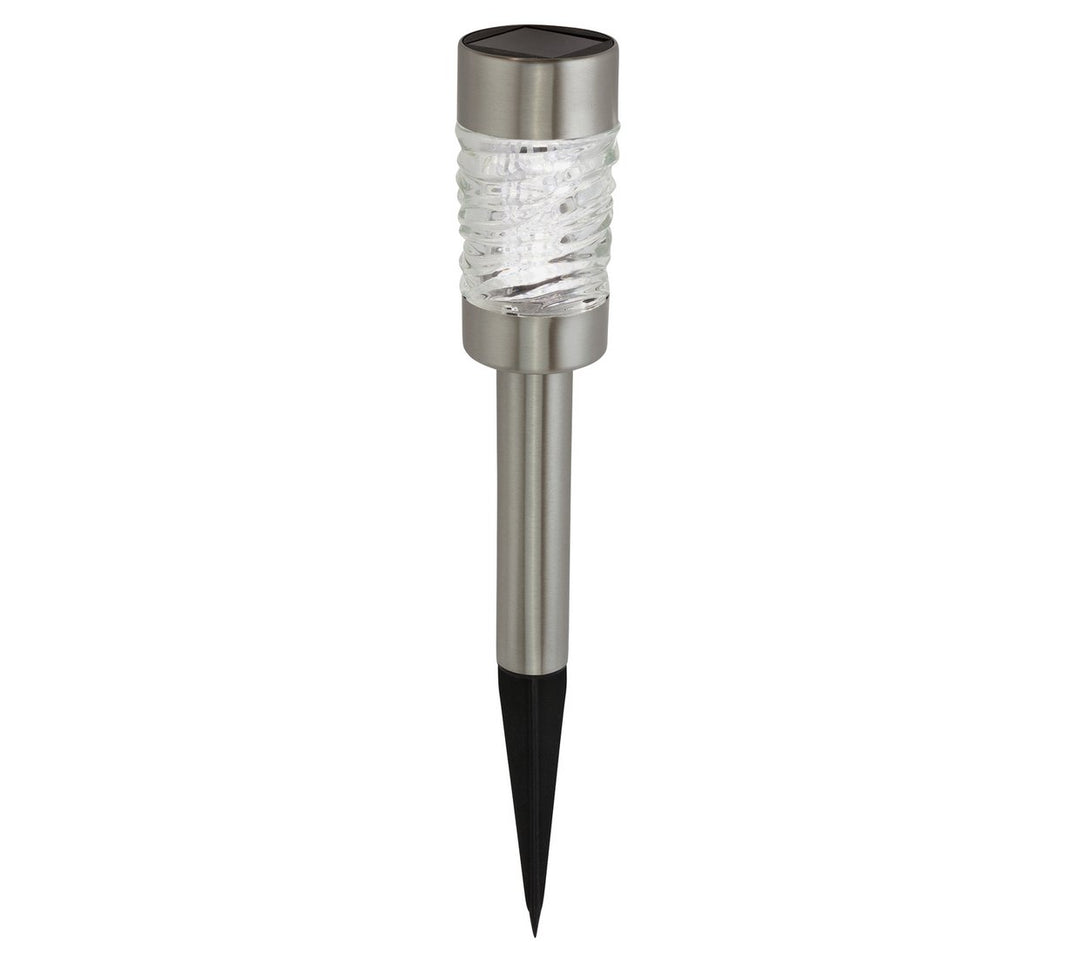 Home Stainless Steel Solar Stake Lights - Set Of 6