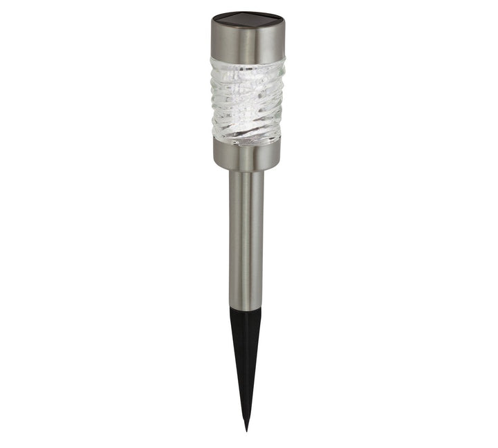Home Stainless Steel Solar Stake Lights - Set Of 6