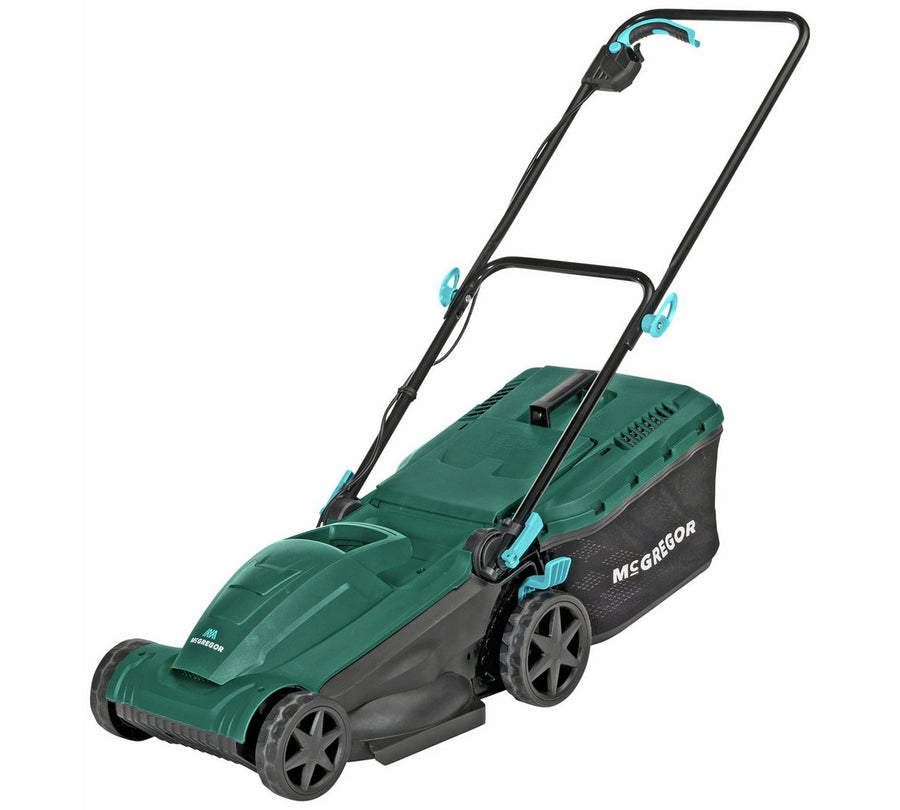 McGregor MER1637 37cm Corded Rotary Lawnmower - 1600W