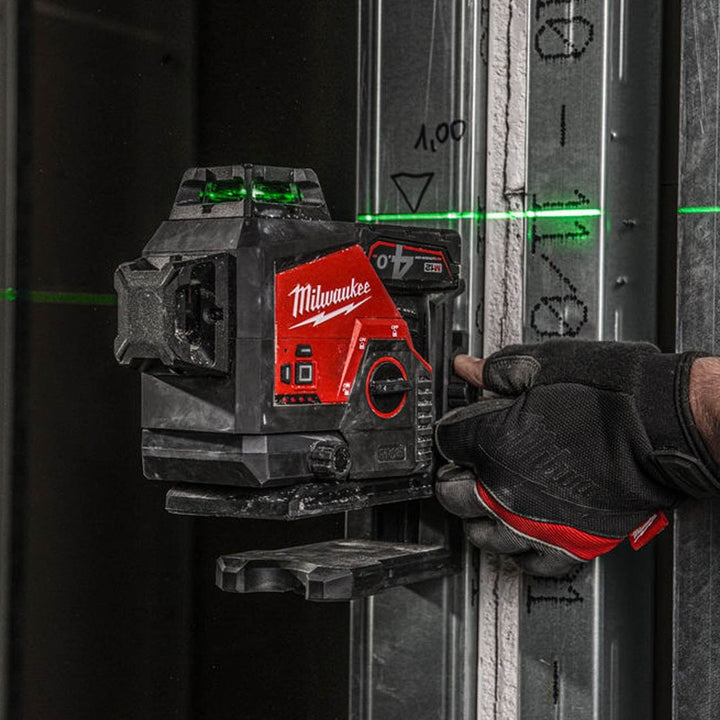 Milwaukee M123PL-0C Green 360° 3 Plane Laser - Bare Tool