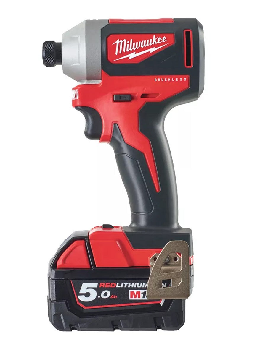 Milwaukee M18BLID2-502X 18v Brushless 1/4in Hex Impact Driver