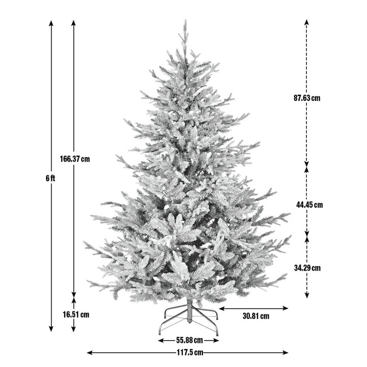 Habitat 6ft Mixed Tip Natural Look Christmas Tree - Green